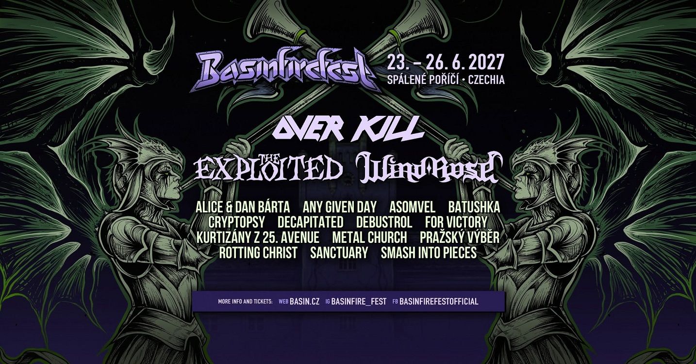 Overkill headlinerji festivala Basinfirefest 2027