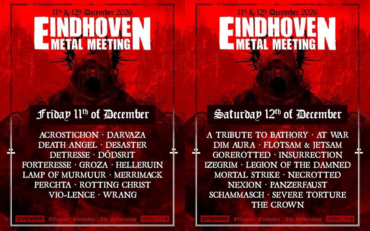 Na voljo so dnevne vstopnice za Eindhoven Metal Meeting 2026