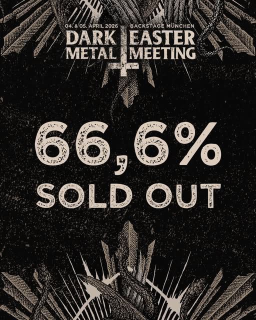 Enodnevnih vstopnic za Dark Easter Metal Meeting 2026 ne bo!