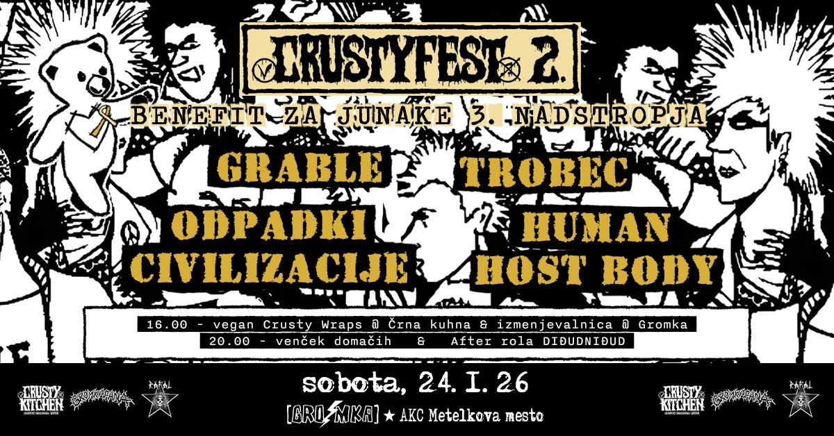 Proti koncu januarja se bo zgodil Crustyfest #2