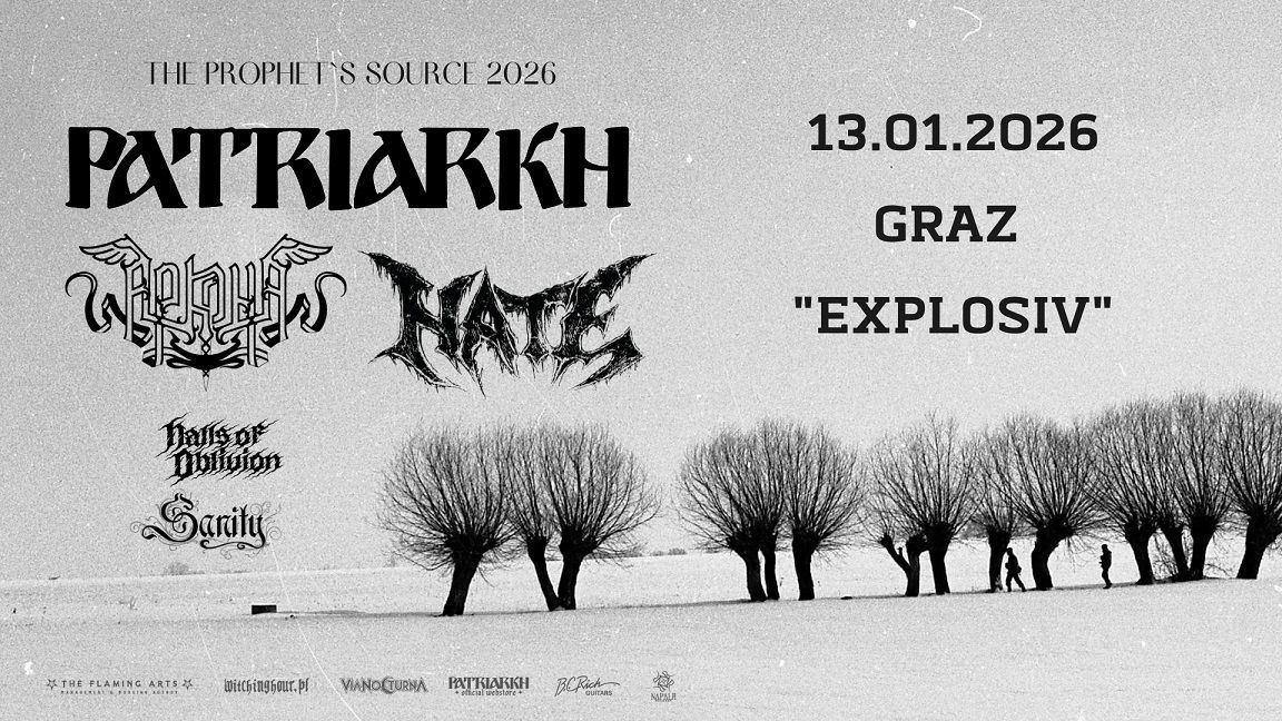 Jutri Patriarkh, Arkona, Hate, Halls Of Oblivion in Sanity v Gradcu!