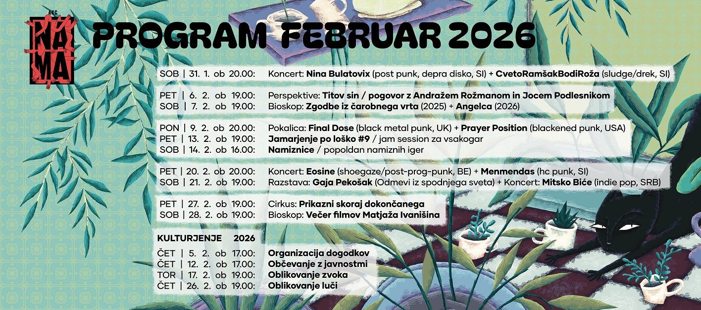 Jutri odprtje zimsko-pomladanske koncerte sezone v AKC Nama