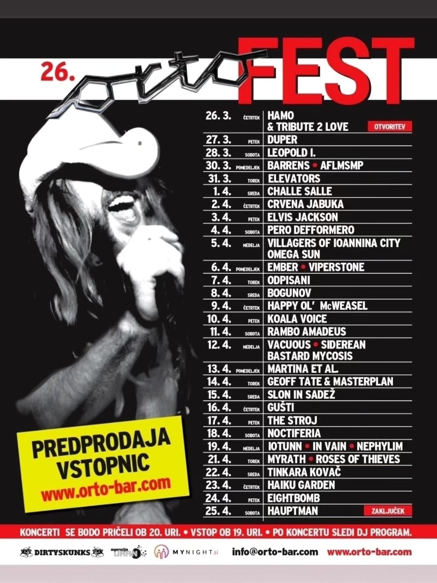 Konec marca tradicionalni Orto Fest
