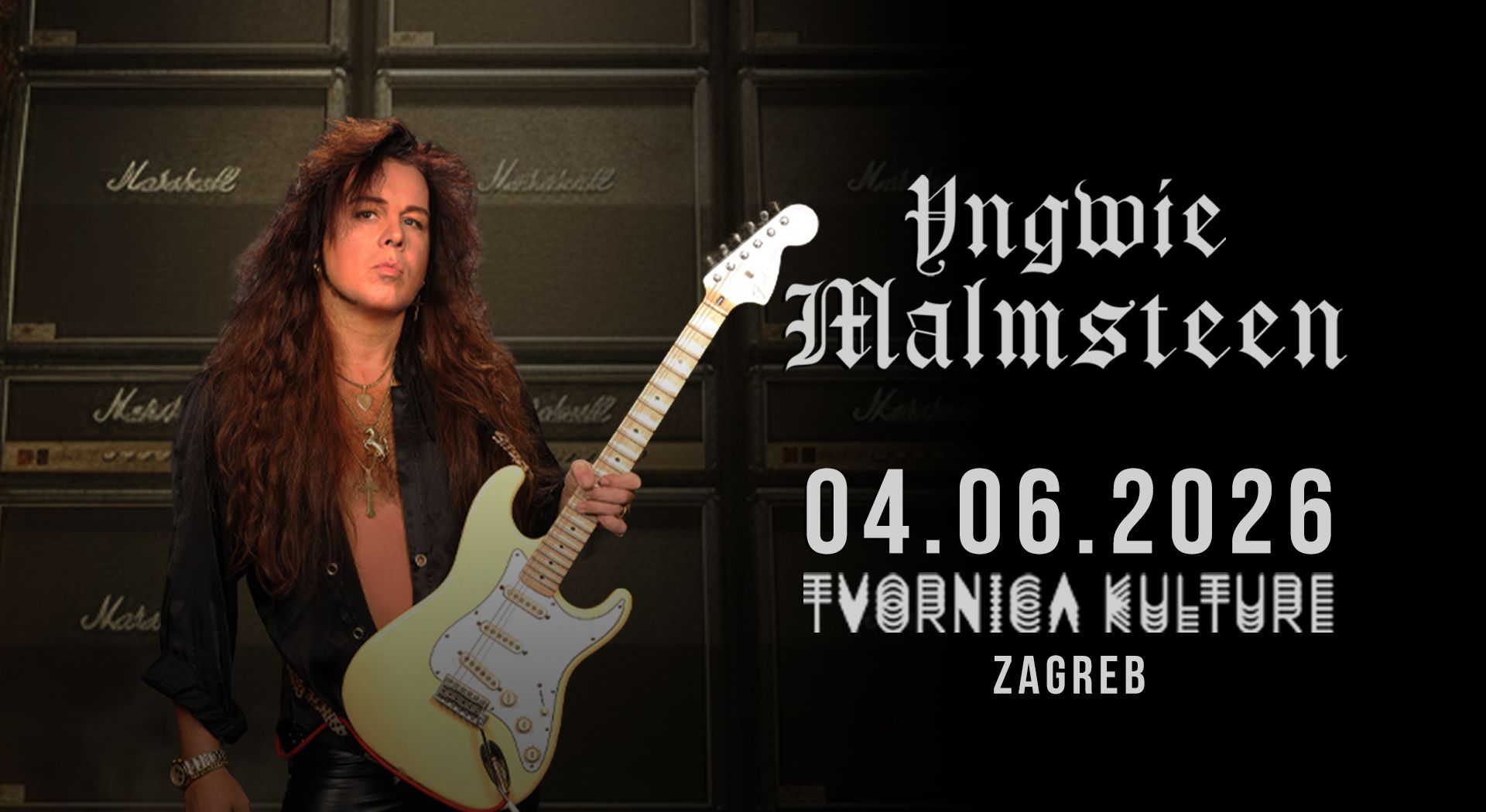 Na začetku poletja bo v Zagrebu nastopil Yngwie Malmsteen