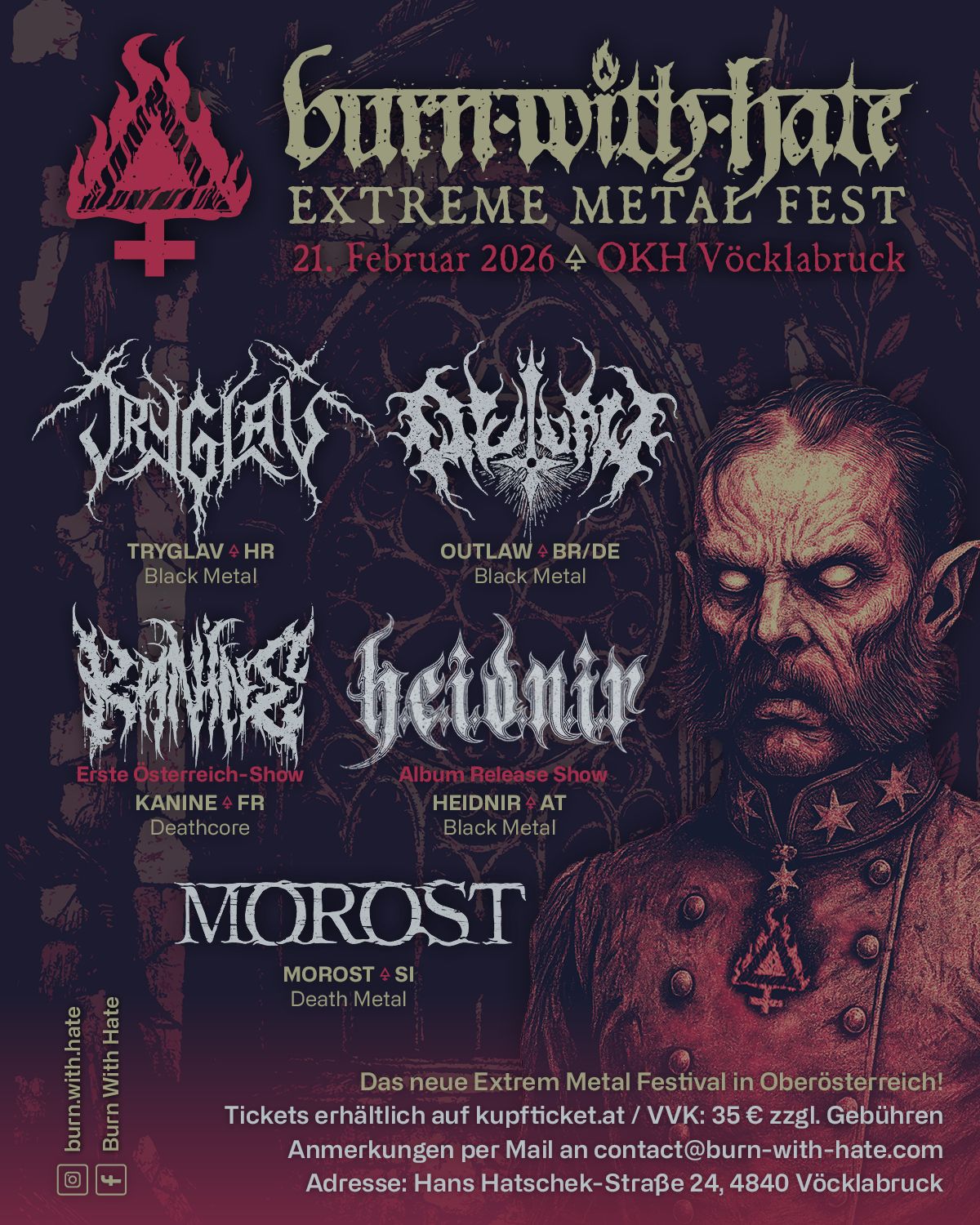 Jutri v Avstriji premierna različica festivala Burn With Hate