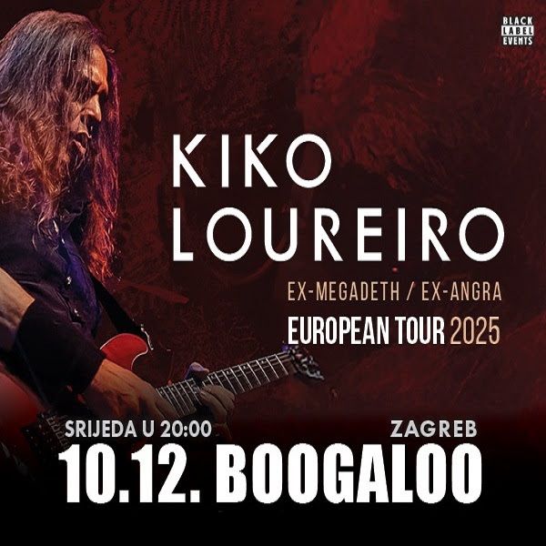 Kiko Loureiro bo prvič obiskal Zagreb!