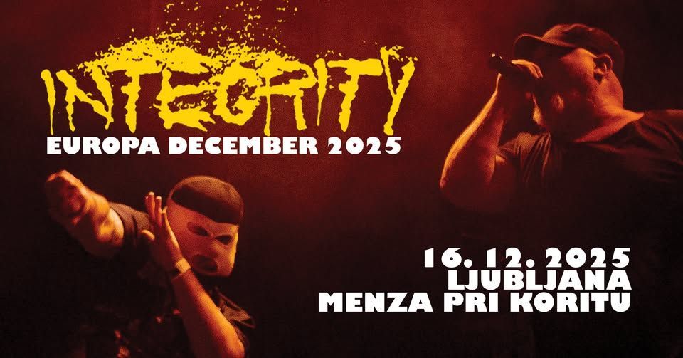 Ne zamudite Integrity danes v Ljubljani!