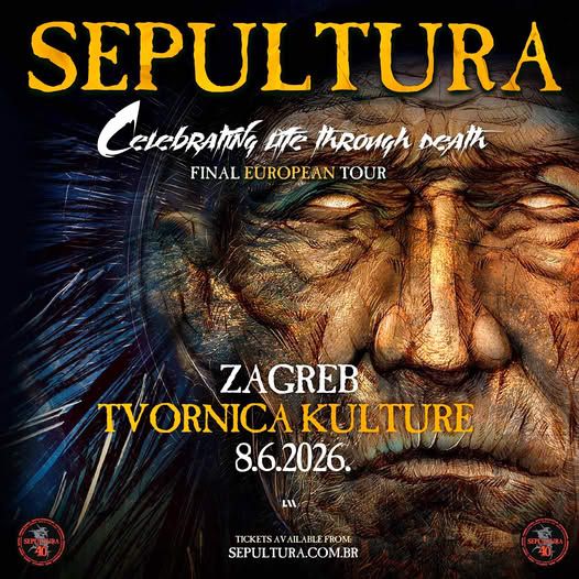 Sepultura na turneji praznujejo življenje