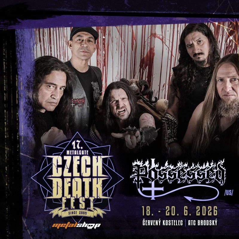 Possessed headlinerji MetalGate Czech Death Festa 2026