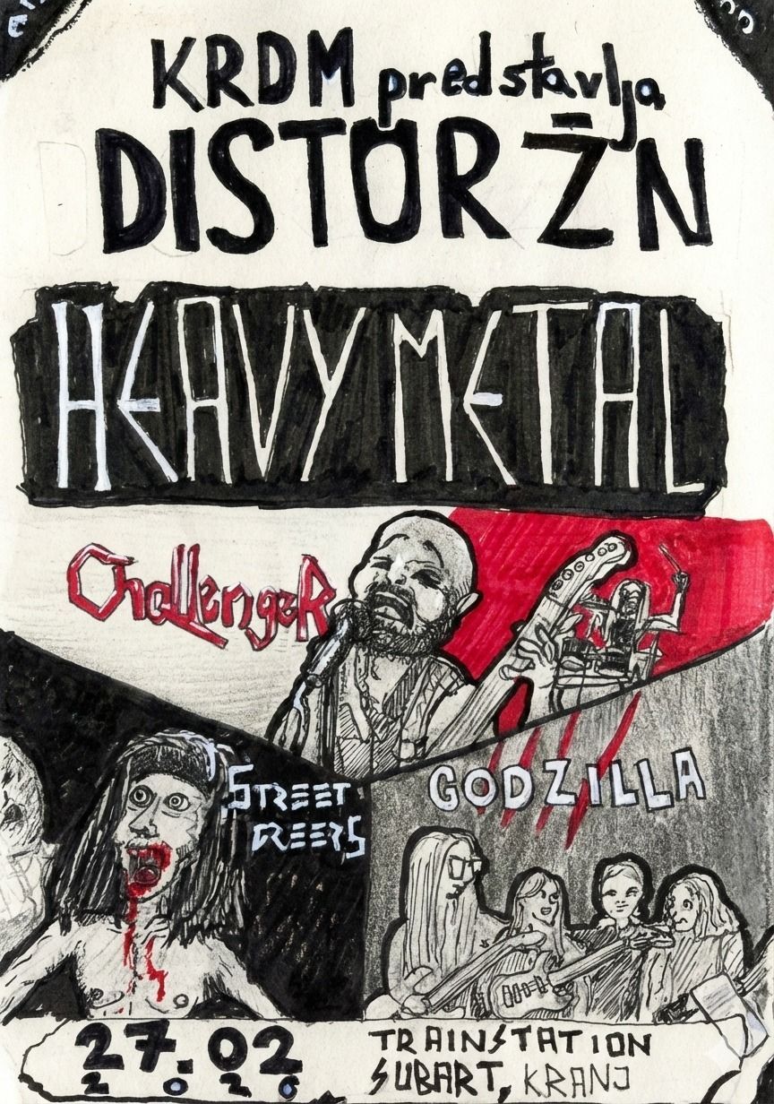 Distoržn: Challenger / Street Creeps / Godzilla
