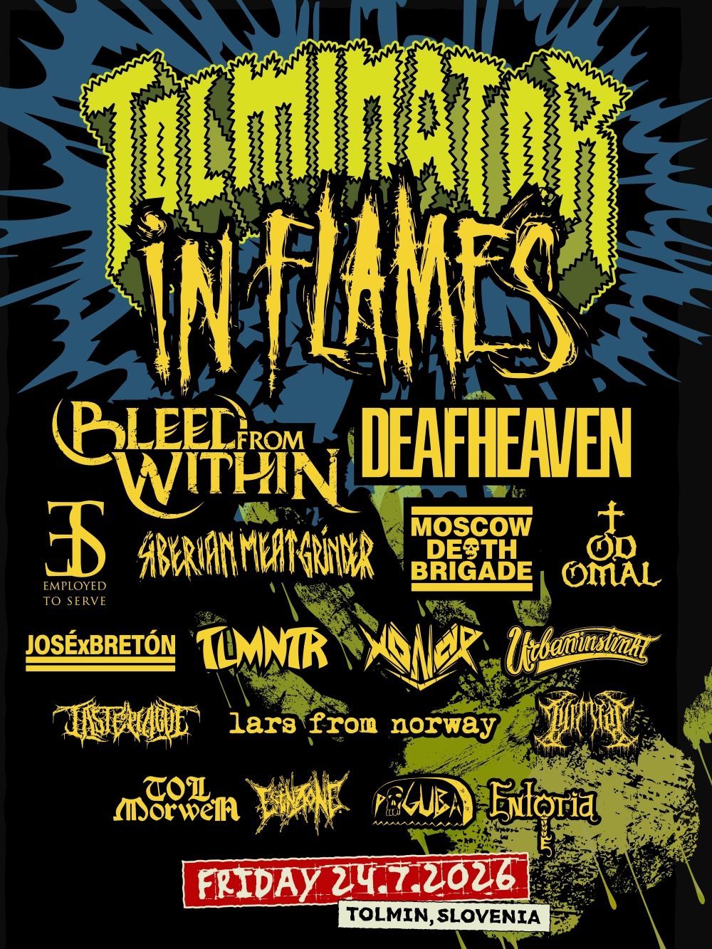 Tolminator Metal Fest 2026, 1. dan