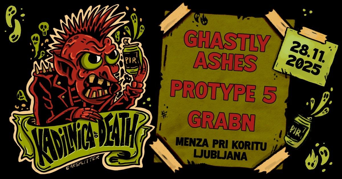 Ghastly Ashes namesto Terminal Disease na Kadilnici of Death