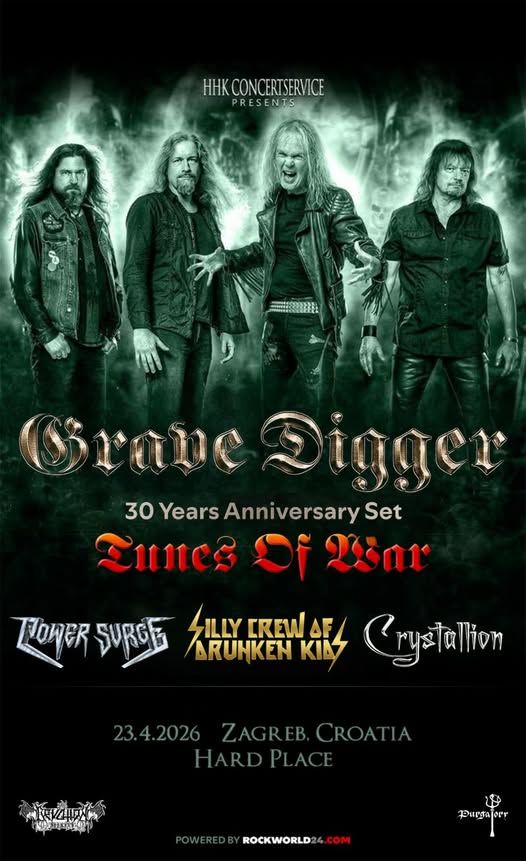 Grave Digger, Power Surge, Silly Crew of Drunken Kids, Crystallion