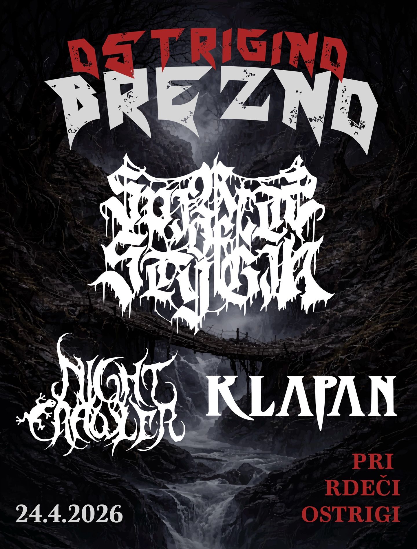 Ostrigino brezno: Night Crawler, Klapan, Spirits Of Stygia