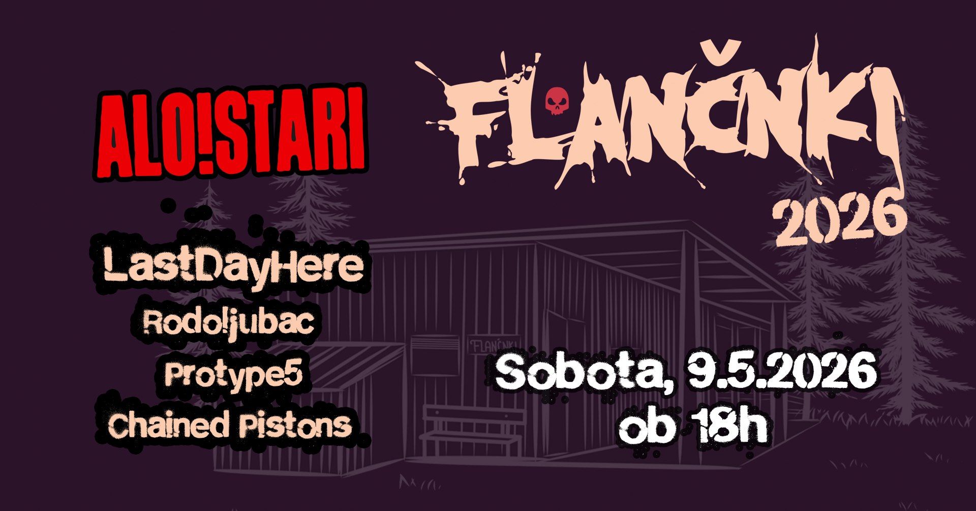 Flančnki 2026: Alo!Stari, LastDayHere, Rodoljubac, Protype5, Chained Pistons