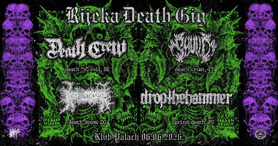 Rijeka Death Gig: Death Crew, Skulld, Decrepit Altar, Expirium