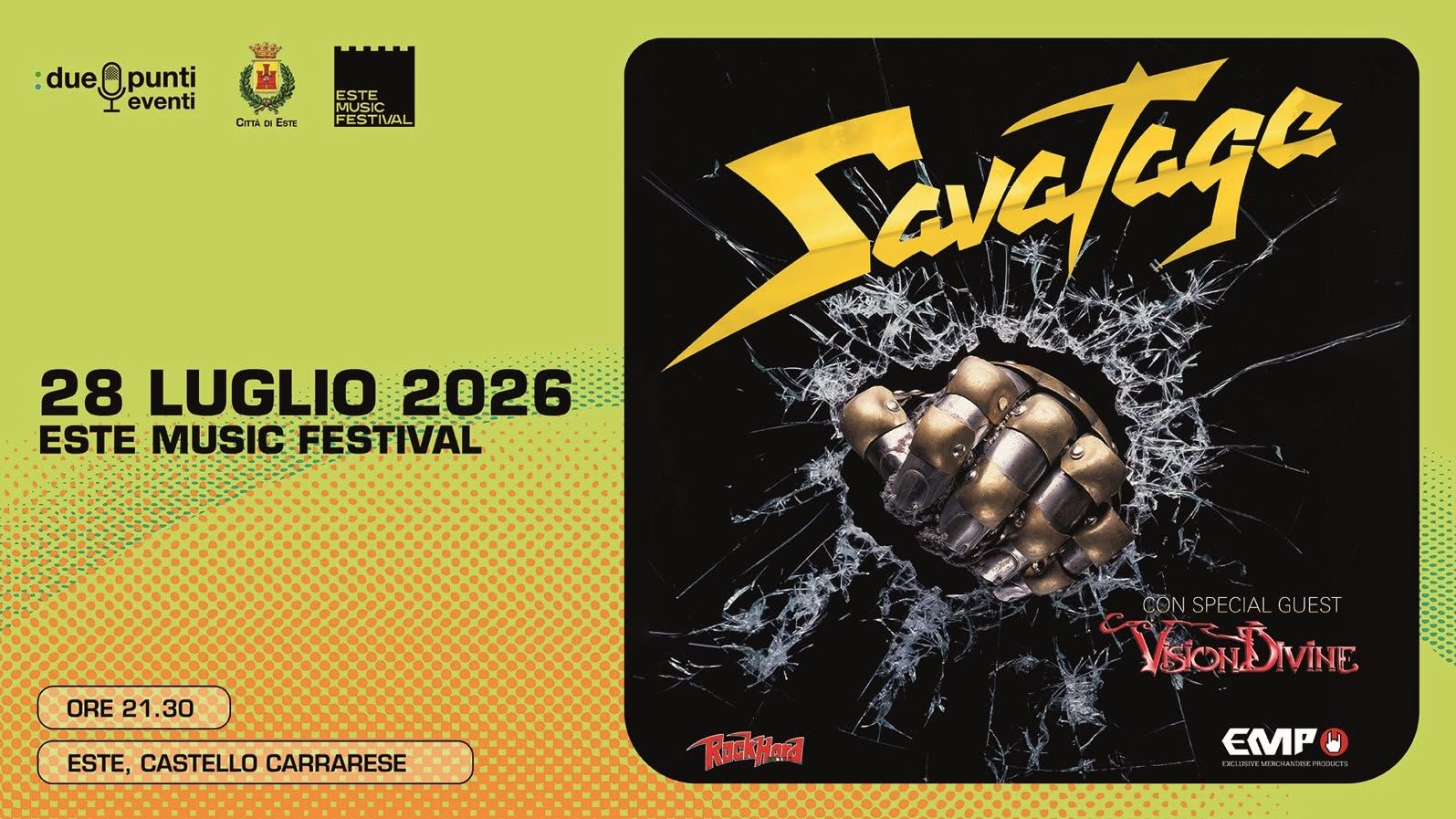 Este Music Festival: Savatage, Vision Divine