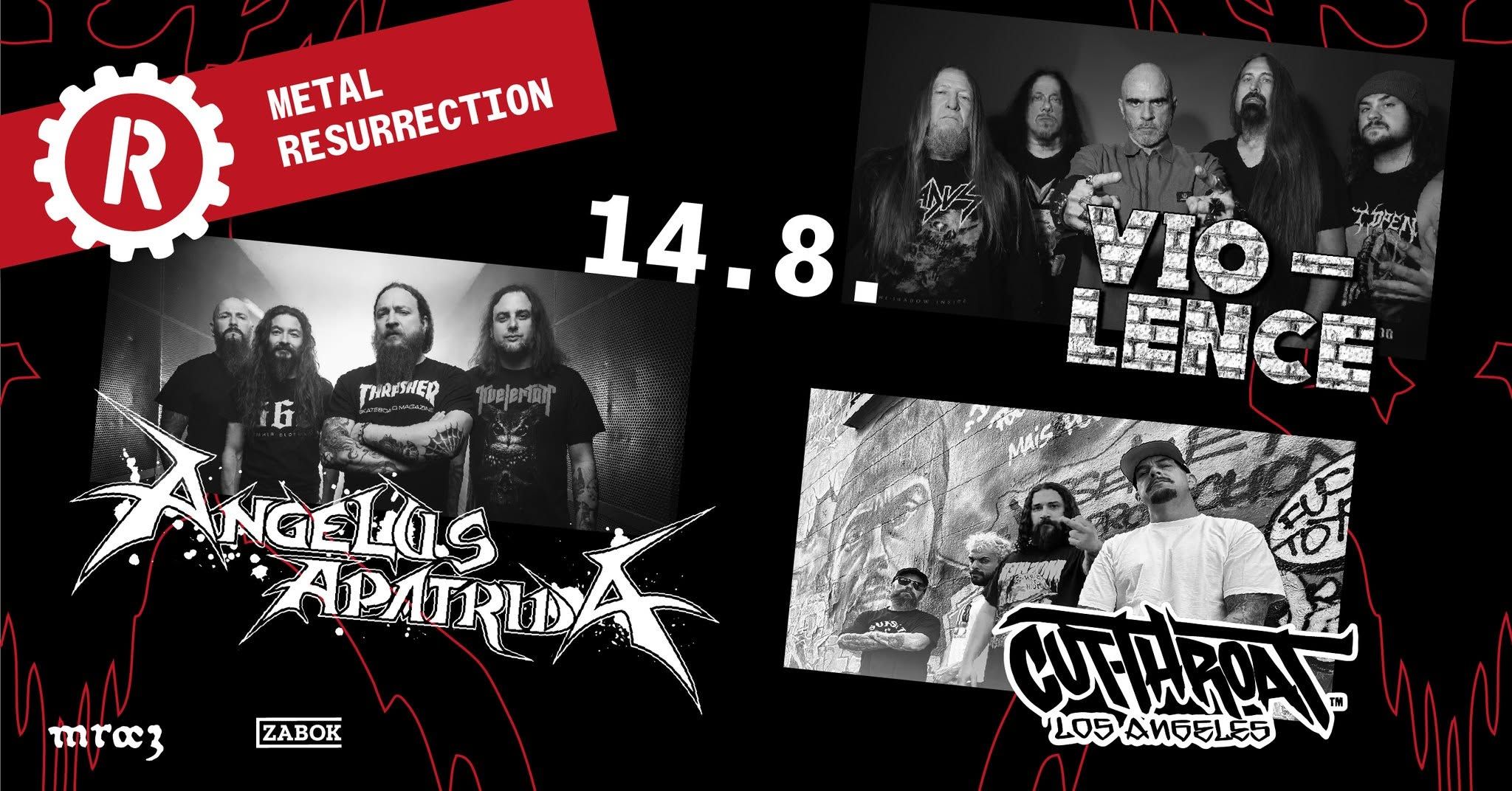 Metal Resurrection: Vio-lence, Angelus Apatrida, Cutthroat