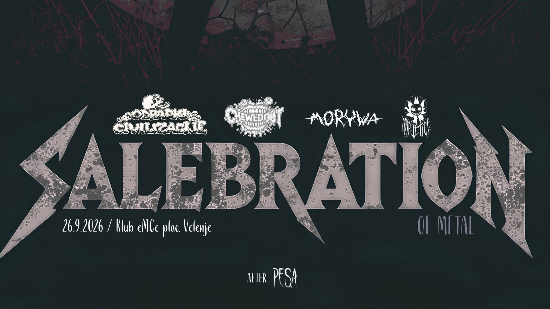 SALEbration: Odpadki Civilizacije, Morywa, Chewed Up, Marjetice, Pesa