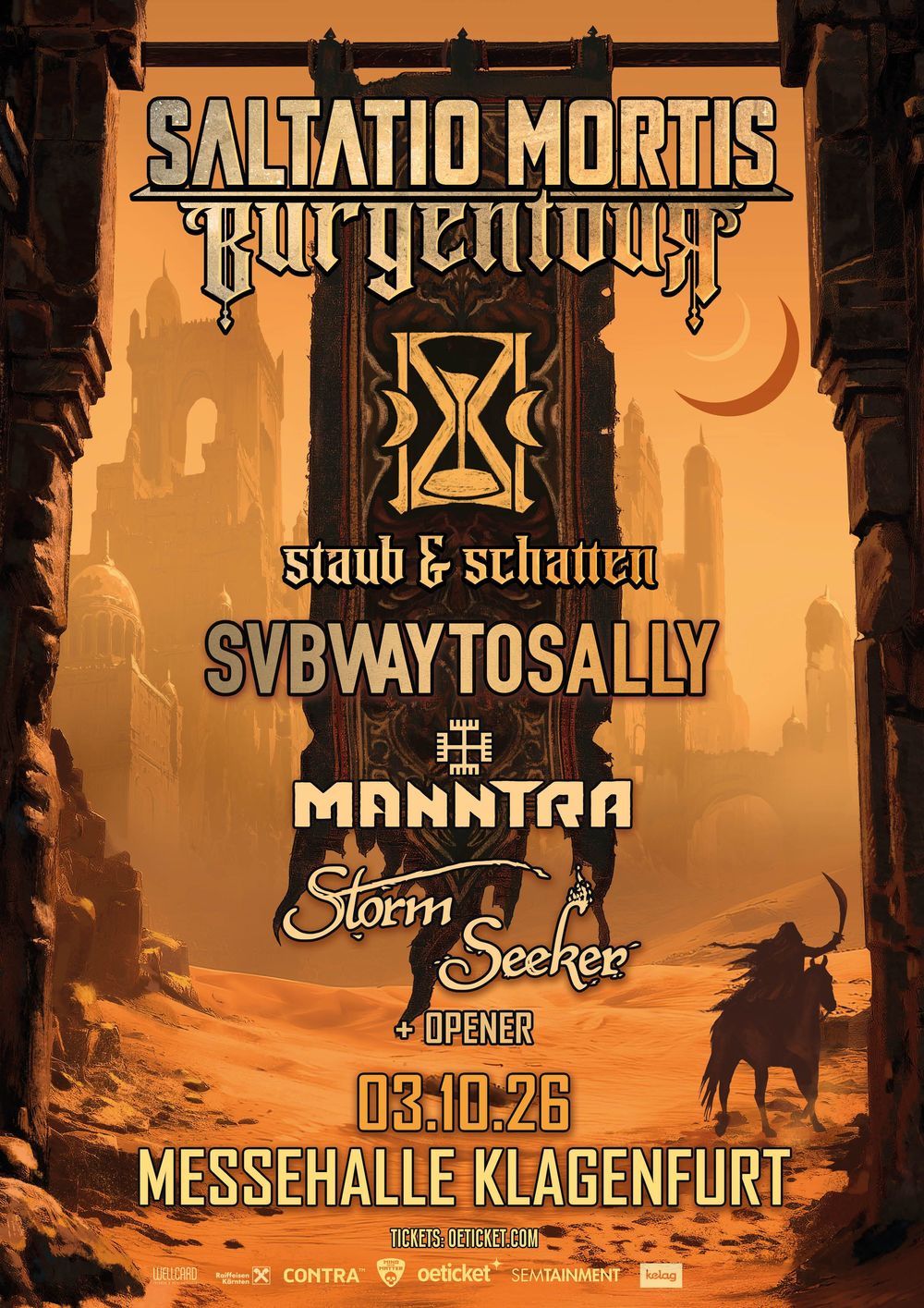 Saltatio Mortis, Subway To Sally, Manntra, Storm Seeker