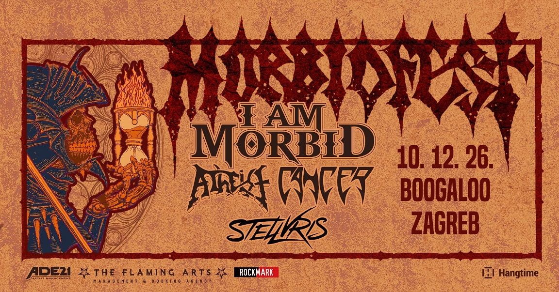Morbidfest 2026: I Am Morbid, Atheist, Cancer, Stellvris