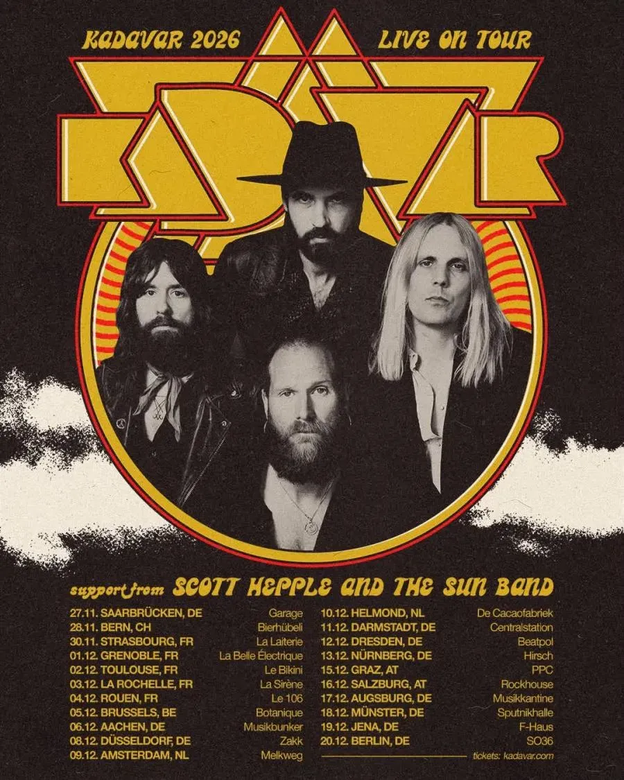 Kadavar, Scott Hepple & The Sun Band