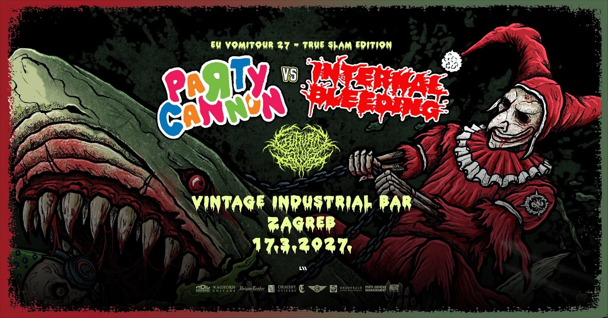 Party Cannon, Internal Bleeding, Guttural Slug