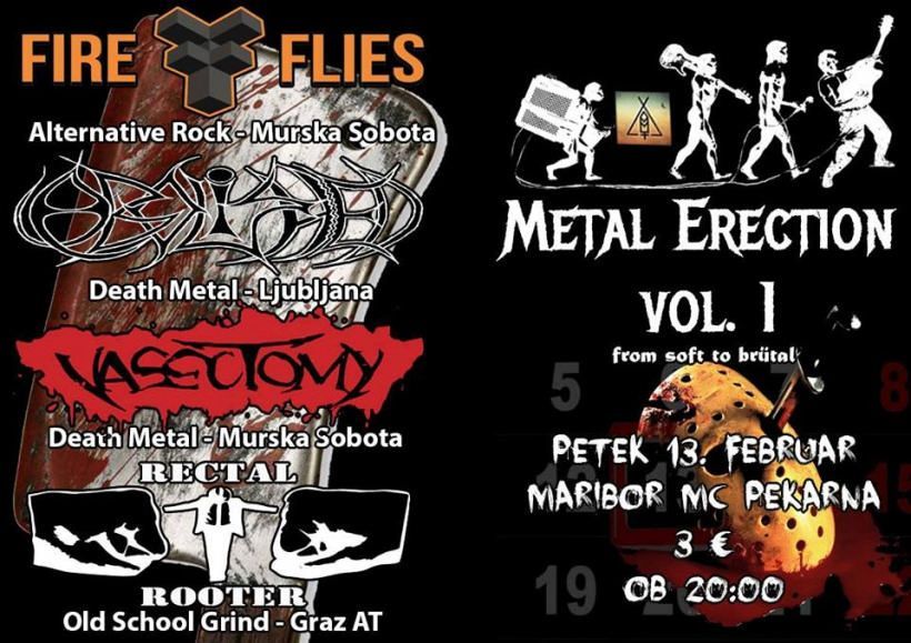 Metal Erection Vol. I: Rectal Rooter, Vasectomy, Abolished, Fire Flies